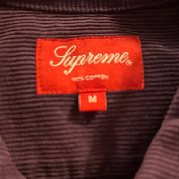 Supreme Purple Corduroy Shirt - Picture 3 of 5